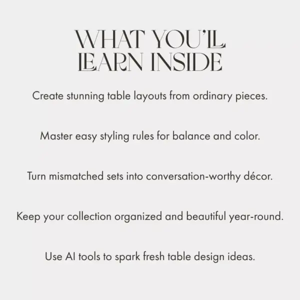 Creative Ways to Love Your Mismatched Dinnerware | eBook Guide for Mix-and-Match Tables | Digital Download on What to Do with Mismatched Dinnerware | Home Décor, Entertaining & Table Styling Inspiration