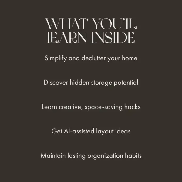 Designing a Storage Plan for Small Homes | eBook Guide for Smart Space Design | How to Design a Storage Plan for Small Homes
