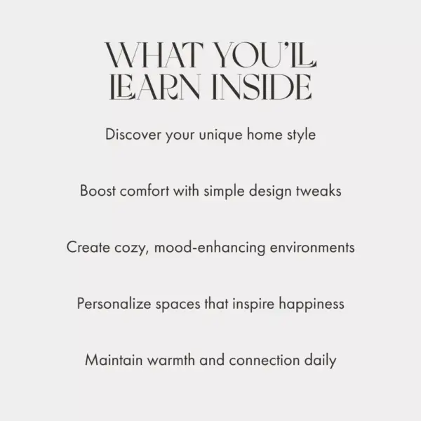 What to Do When Home Feels Empty | Cozy Living eBook | Emotional Wellness & Home Inspiration Guide for Creating a Warm, Inviting Space