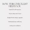 Accent Wall Magic Checklist | Digital Home Decor Guide | How to Create an Accent Wall Like a Pro | DIY Accent Wall Makeover Printable