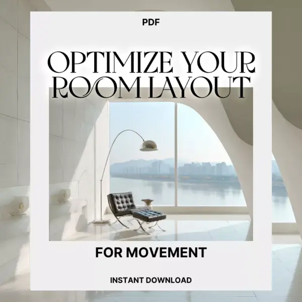 How to Optimize Your Room Layout for Movement | Home Design Flow Guide | Digital Download for Movement-Friendly Interiors, Space Planning, and AI Design