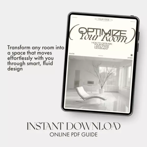 How to Optimize Your Room Layout for Movement | Home Design Flow Guide | Digital Download for Movement-Friendly Interiors, Space Planning, and AI Design