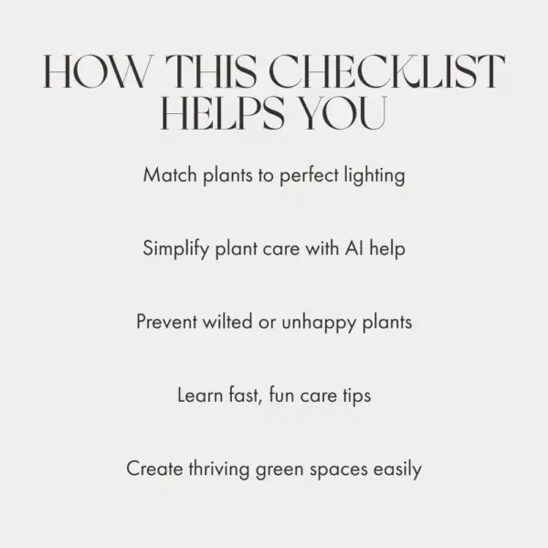 Picking Plants Perfect for Your Home’s Lighting | AI Plant Identification Checklist | How to Use AI to Identify Plants for Your Home's Lighting | Indoor Plant Matching Guide for Beginners