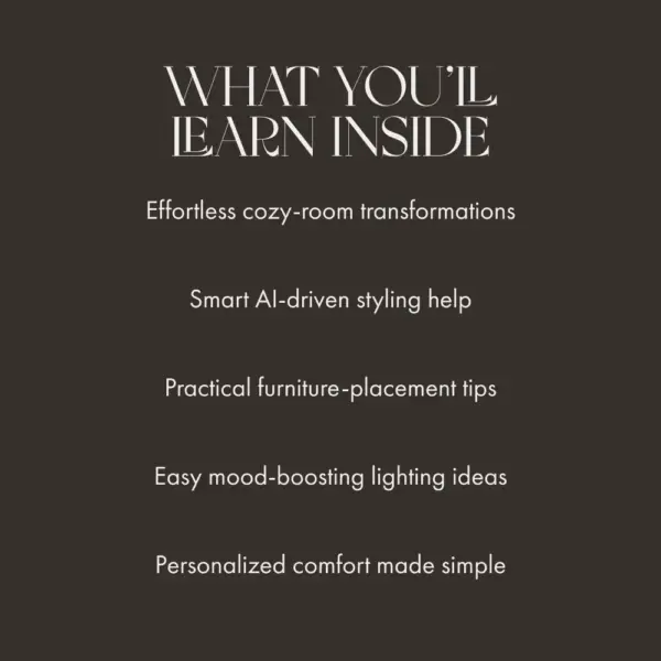 The Cozy Collective: Tips for Inviting, Stylish Living Rooms | Digital Guide for How to Style Living Rooms for Cozy Gatherings, Home Decor eBook, Modern Interior Styling PDF