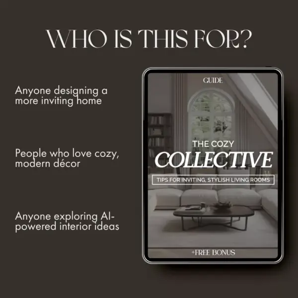 The Cozy Collective: Tips for Inviting, Stylish Living Rooms | Digital Guide for How to Style Living Rooms for Cozy Gatherings, Home Decor eBook, Modern Interior Styling PDF