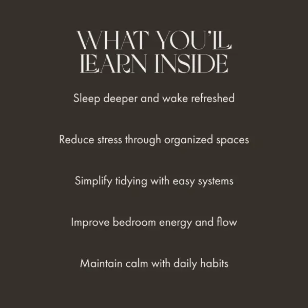 How a Tidy Bedroom Boosts Rest and Rejuvenation | Digital Guide for Better Sleep, Calm Spaces & Decluttering Habits | How Tidy Bedroom Improves Rest