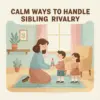 Calm Ways to Handle Sibling Rivalry | Parenting Guide, eBook & Checklist for Positive Family Communication & Conflict Resolution