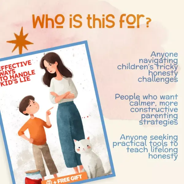 Effective Ways to Handle Kid’s Lie | Parenting eBook, Digital Guide, Checklist for Teaching Honesty, Gentle Parenting PDF Download