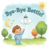 Bye-Bye Bottle! Toddler Bottle-Weaning Checklist | Digital Download Guide for Parents | Toddler Weaning Tips, Transition from Bottle to Cup eBook