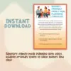 Budget-Friendly Family Meal Planning Checklist | Printable Digital Download | Weekly Meal Planner Guide for Families on a Budget | Money-Saving eBook & Checklist