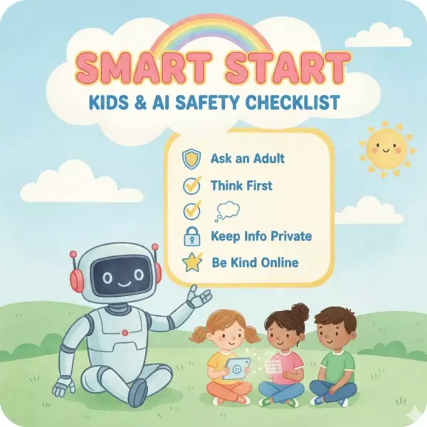 113936-8023d4.webp Smart Start: Kids & AI Safety Checklist | Digital Download Guide for Parents | When Should Kids Start Learning to Use AI Safely | Printable Family Tech Education Resource