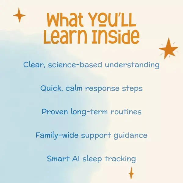 Helping Your Child Through Night Terrors with Calm | Gentle Parenting Guide for Peaceful Sleep | What to Do When Child Has Night Terrors | Digital Download