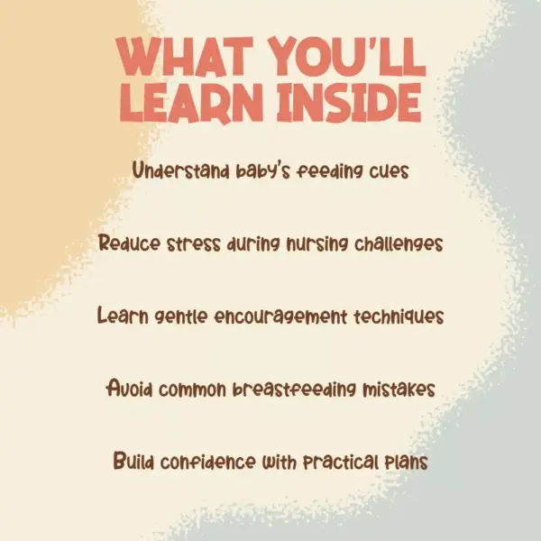 A Gentle Guide for When Your Baby Refuses to Nurse | Digital Download eBook, New Mom Support, Breastfeeding Help, Baby Feeding Checklist & Nursing Refusal Solutions