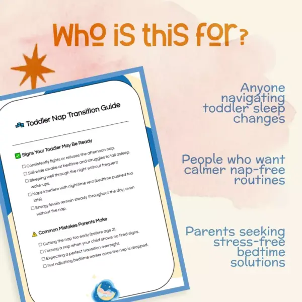 Toddler Nap Transition Guide – Printable Parenting Checklist for When Should Toddler Drop Afternoon Nap