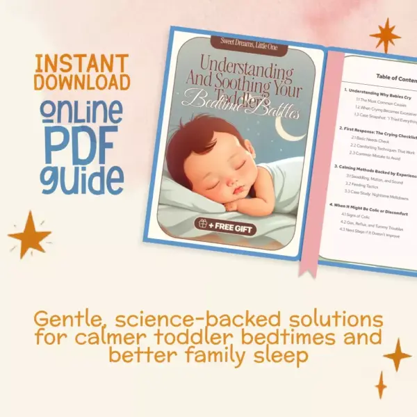 Sweet Dreams, Little One: Understanding and Soothing Your Toddler’s Bedtime Battles | Gentle Sleep Guide for Parents | Why Does My Toddler Fight Bedtime? | Digital Download eBook & Checklist