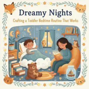 Dreamy Nights: Crafting a Toddler Bedtime Routine That Works | How to Create Bedtime Routine for Toddlers | Gentle Sleep Training eBook for Parents